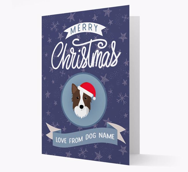 Merry Christmas: Personalized {breedFullName} Christmas Card